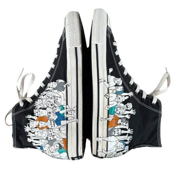 Men's Converse All Star Chuck Taylor Hi 'Crowd' High Top Sneakers Black | Sz 11 - Picture 6 of 15